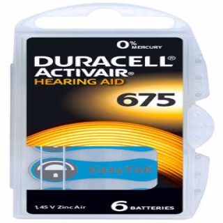 Батарейки-таблетки Duracell 675, 6 шт.
