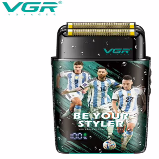 Електробритва VGR V-309 шейвер, подвійне лезо, 6500-7500 RPM, LED Display