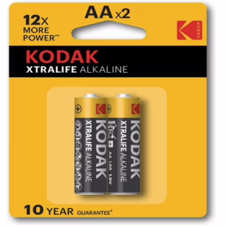 Батарейка KODAK LR6/AA/Alkaline Блістер 2 шт.