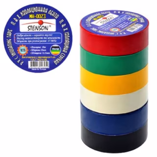 Изолента STENSON стенсон 50 м асорті MH-0033