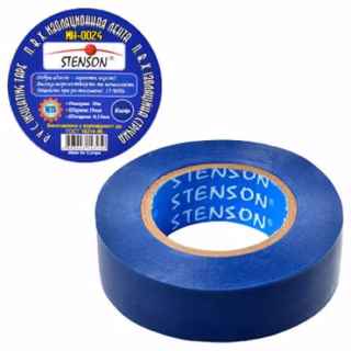 Ізоляційна стрічка STENSON 10 м синя MH-0021