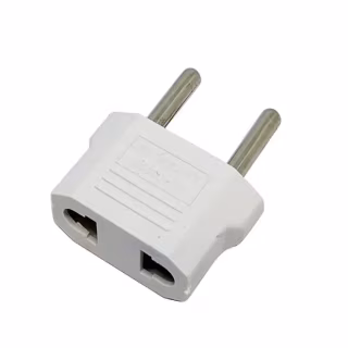 Переходник LXL с плоской и евро вилки, белый/ 115WH