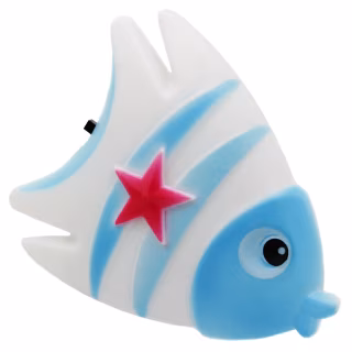 Ночник LED в розетку с выключателем "Рыбка"  220V 5 LED