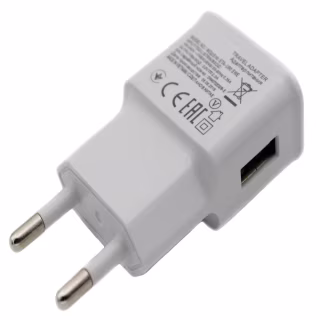 Сетевое зарядное устройство Samsung (1xUSB, 1A), Белый
