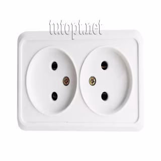 Розетка двойная накладная - наружная Ingelec , 10А-220V