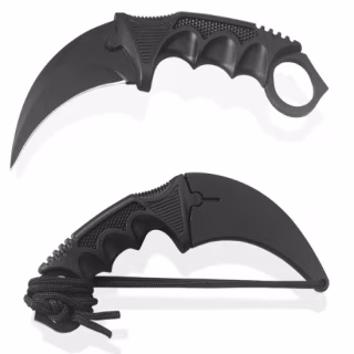 Нож Керамбит "Черный" / 19см / 8см