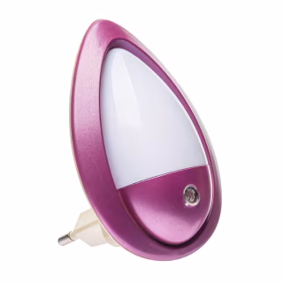 Ночник LED в розетку с датчиком освещения Капля