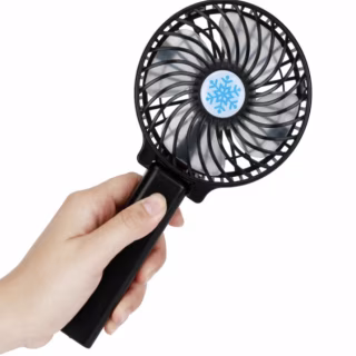 Вентилятор ручной с ручкой аккумуляторный HF-308/ 3288 / WX 6509