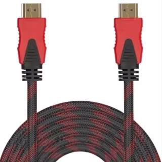 Кабель HDMI на HDMI 1.2 метра 1.4V Тканевая оплетка