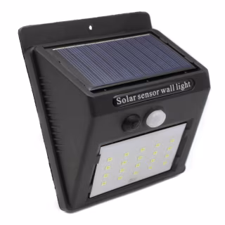 Настенный фонарь c солнечной панелью /датчик -движения-освещения SH1605