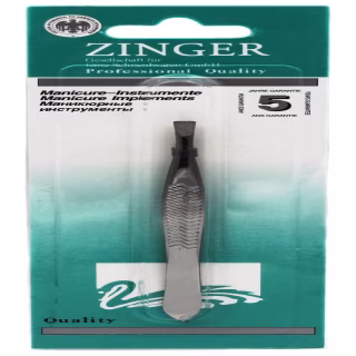 Пінцет для брів прямий Zinger 9 см 1733