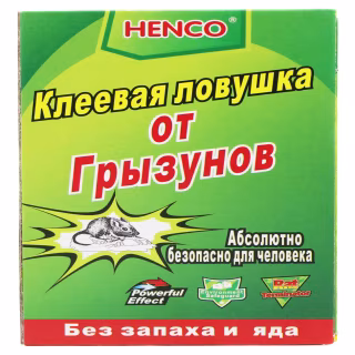 Клеєва пастка від гризунів Зелена Жизнь, HENCO (24*17)