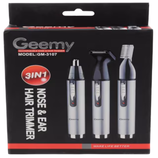 Тример Geemy GM-3107, акум, з насадкою для носа та вух