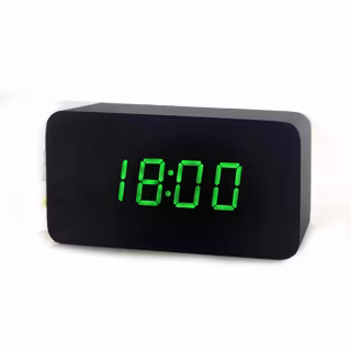 Часы электронные VST-863-1-Green с температурой и подсветкой