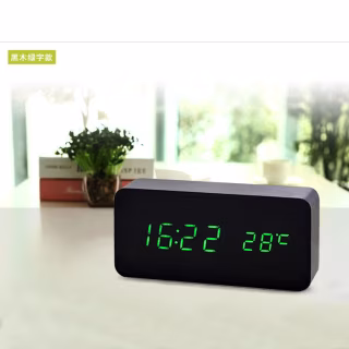 Часы электронные VST-862-1-Green с температурой и подсветкой