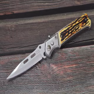 Нож выкидной, кость 045-2, 7.5см