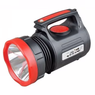 Ручной фонарь Yajia YJ-2890 SYK, Акк.,1-20W LED+22LED, РАДИО, microsd,USB, MP3, Powerban