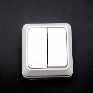 Выключатель настенный Songrui electrical накладной двойной