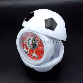 Часы Будильник 3592/ 10,4*10,4*9,3/ Футбол