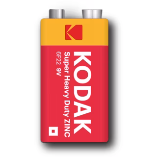 Батарейка KODAK Super Heavy Duty Крона 6F22 / 9V / без блистера