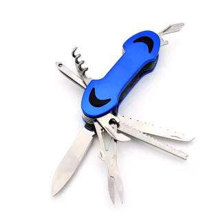 Мультитул швейцарський ніж Traveler E60-1 Синій