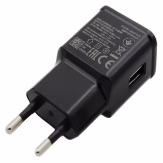 Сетевое зарядное устройство Samsung (1xUSB, 2A), Черный