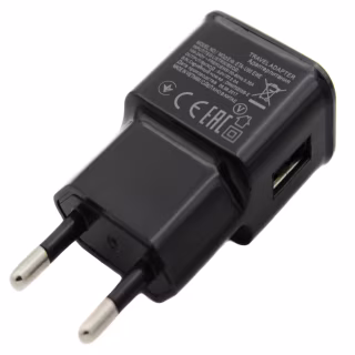 Сетевое зарядное устройство Samsung (1xUSB, 1A), Черный