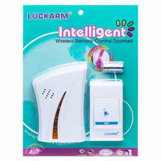 Безпровідний дзвінок Intelligent 8610B (38 мелодій гучного звуку) в розетку
