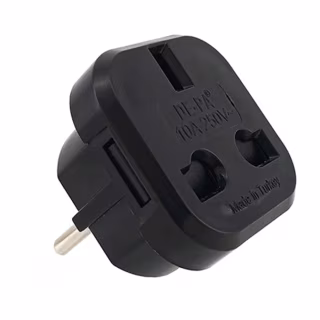 Переходник под английскую DE-PA 10A (11108) Чёрная