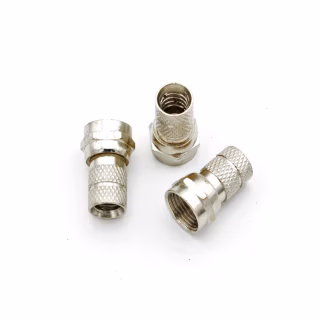Штекер F разём RG-6 (size18mm) цинк