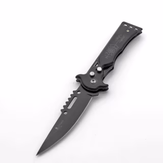 Нож выкидной Columbia черный E188