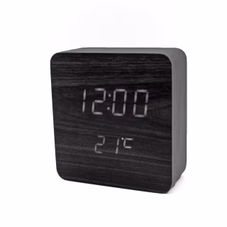 Часы-Будильник VST-872-1-White с температурой и подсветкой