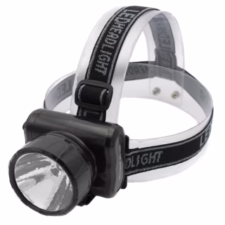 Налобный фонарь WX-1890, Акк., 1LED