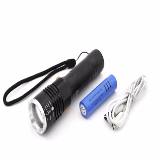 Ручной фонарь Police RB233, Li-ion 18650, 1×T6, microUSB, 10000W