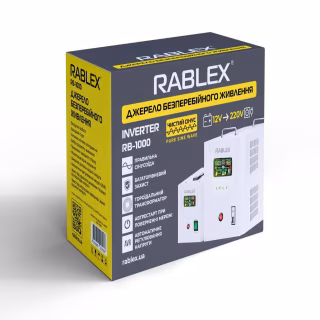 UPS Rablex RB1000 1000VA/800w з правильною синусоїдою