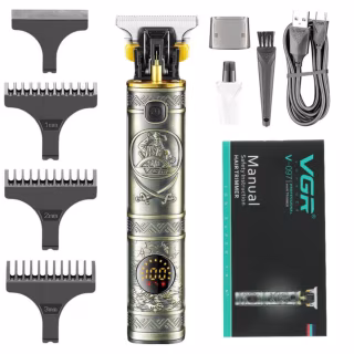 Тример для бороди та вусів VGR V-097 Platinum