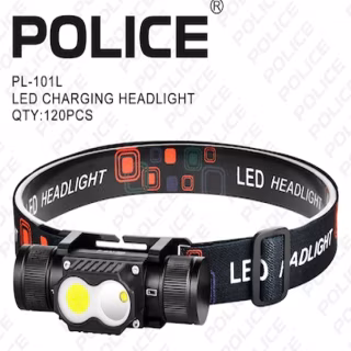 Налобный фонарь PL-101L, 1х18650, ЗУ Type-C