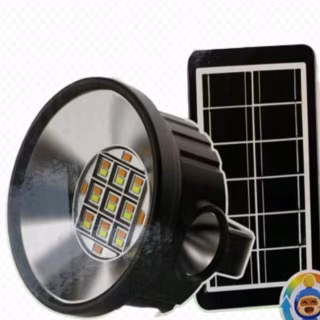 Фонарь для кемпинга Cclamp CL-056, 80W аккумулятор солнечная панель