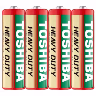 Батарейка Toshiba R3/AAA, DUTY HEAVY, красная