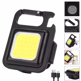 Ліхтар для кемпінгу W5100, type-c, магніт, карабін, металевий