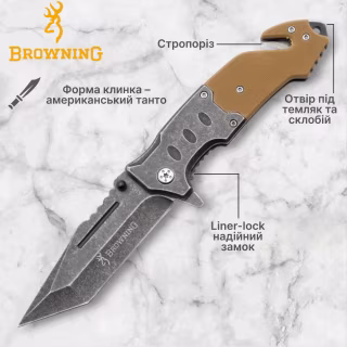 Нож складной Browning A340