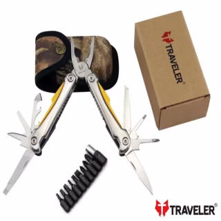 Мультитул Traveler A803 Жёлтый с насадками