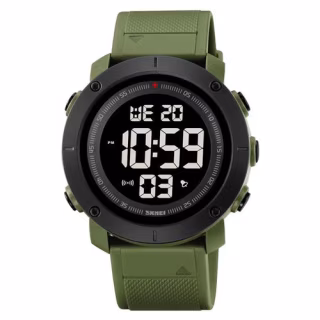 Часы наручные SKMEI 2122AGBK, ARMY GREEN-BLACK, 10319
