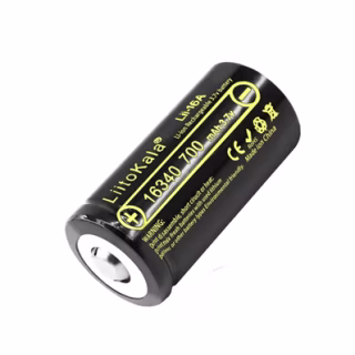 Аккумулятор LiitoKala 16340, Lii-16A, 700mAh