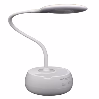 Настольная LED лампа аккумуляторная /ночник / ячейка для ручек/ 3 режима света /nk-200