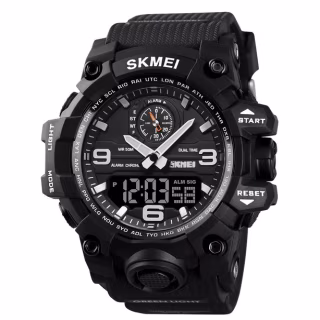 Часы наручные SKMEI 1586BK, BLACK, 9768