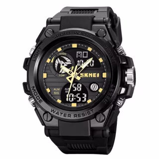 Годинники наручні SKMEI 2031BKGD, ЧОРНИЙ/ЗОЛОТИЙ, 10290