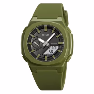 Часы наручные SKMEI 2091AGWT, GREEN-WHITE, 10302
