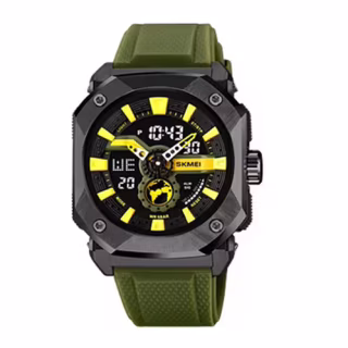 Годинники наручні SKMEI 2272BKAG, ЧОРНИЙ-АРМІЙСЬКИЙ ЗЕЛЕНИЙ, 10655