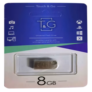 USB флеш накопитель T&G метал серия 8GB/ TG112-8G (Гарантия 3года)